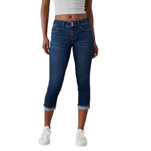 American Eagle stretch Artist size 4 low rise cropped jean